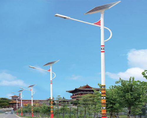 石河子民族特色路灯