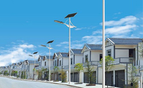 石河子太阳能路灯配置与在乡村道路照明中的应用